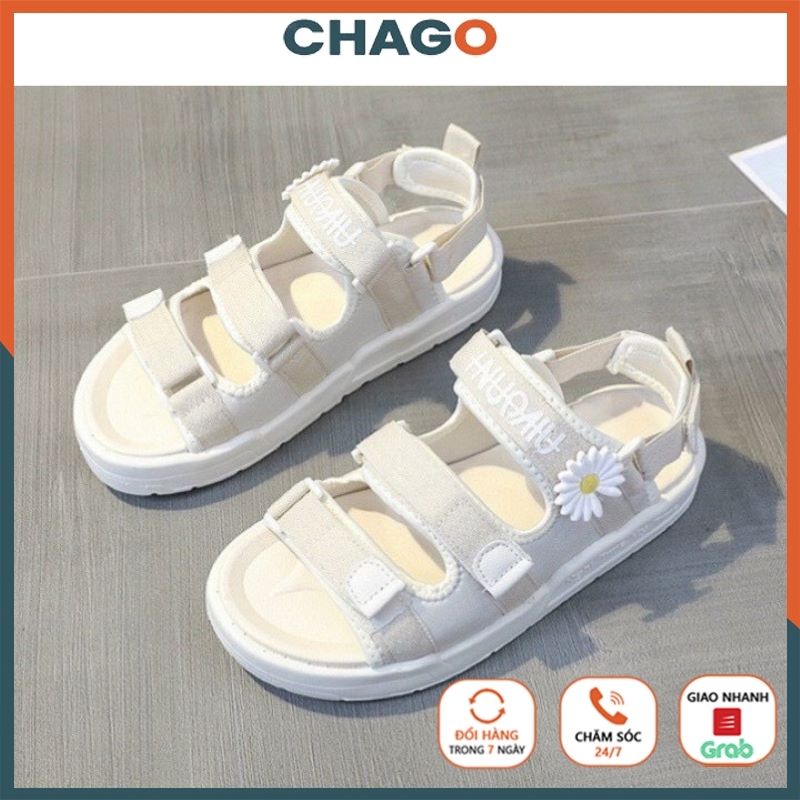[FREE SHIP 50K] Sandal quai hậu nữ 3 quai dán hàng cao cấp CHAGO GNU173