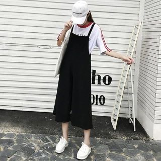 Quần yếm ống rộng
