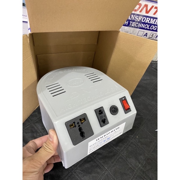 Biến áp nhựa ABS chống cháy siêu an toàn DNT 1000w