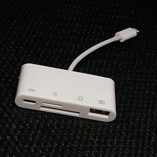 Đầu đọc thẻ nhớ cổng lightning to tf/ sd/ otg cho iphone, ipad -nk1081