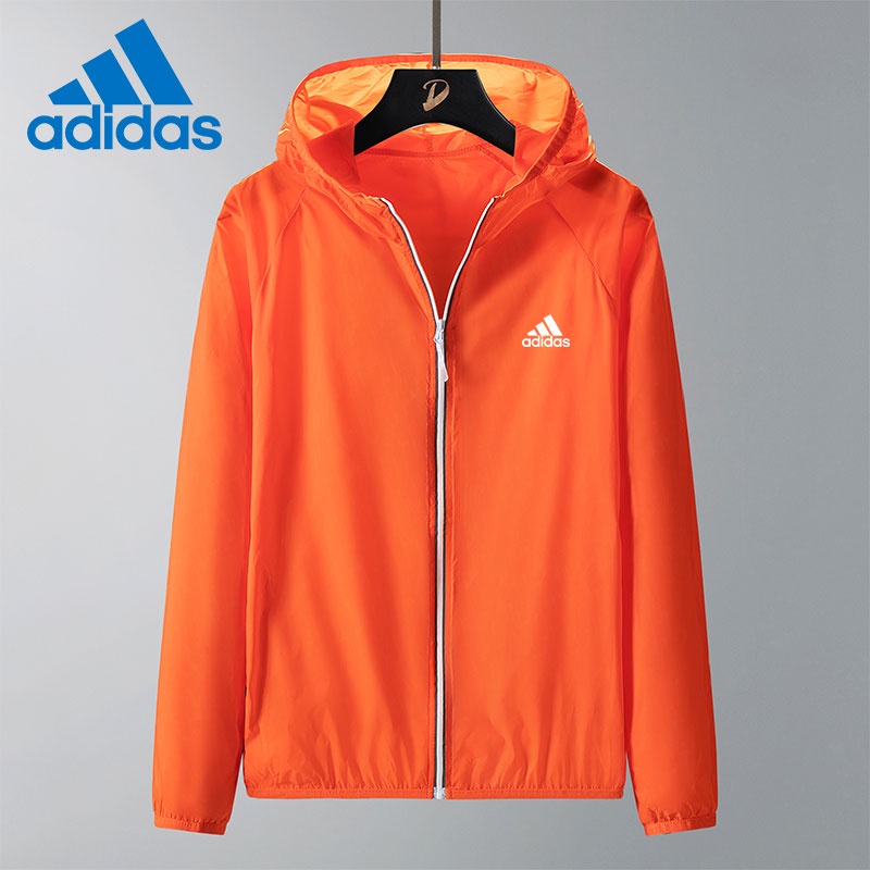 Adidas Áo Khoác Gió Màu Trơn Siêu Nhẹ Nhanh Khô Chống Tia UV Thời Trang 2022 Cho Nam Và Nữ