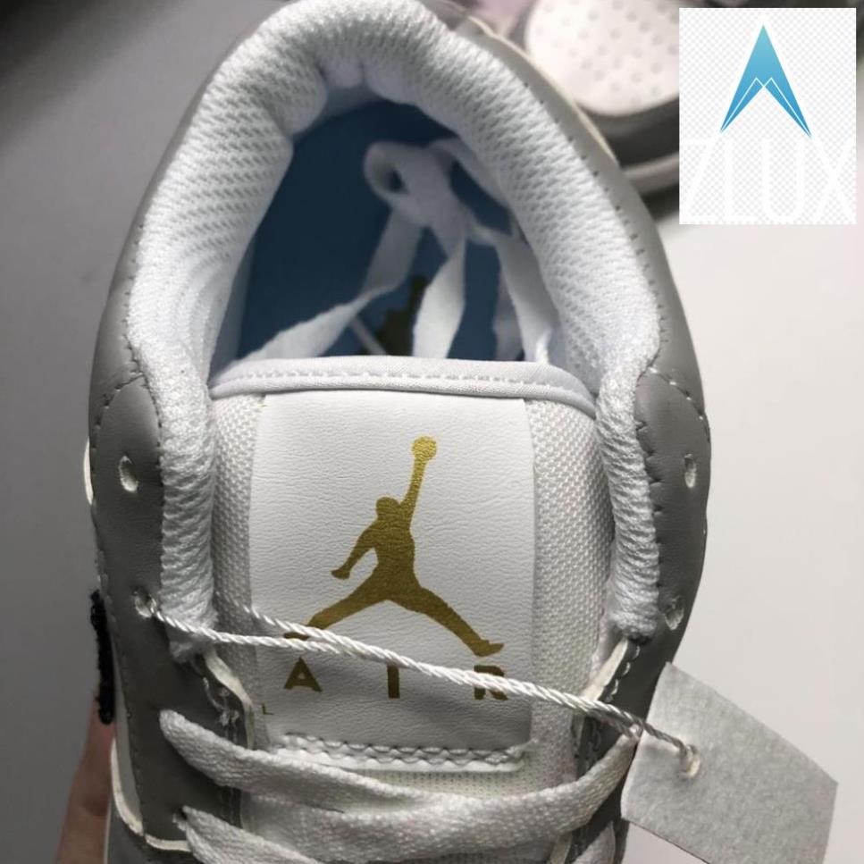 👆 Giày Jordan Xám Thấp Cổ, Giày Sneaker JDA1 Cổ Thấp Xám Móc DIO Siêu Hot, Đi Học Đi Chơi Siêu Đẹp | JDXM001 -ng* I 👆