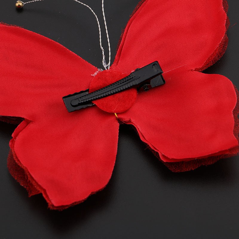 Trâm Cài Tóc Hình Bướm Bằng Ren Màu Trắng Cho Cô Dâu