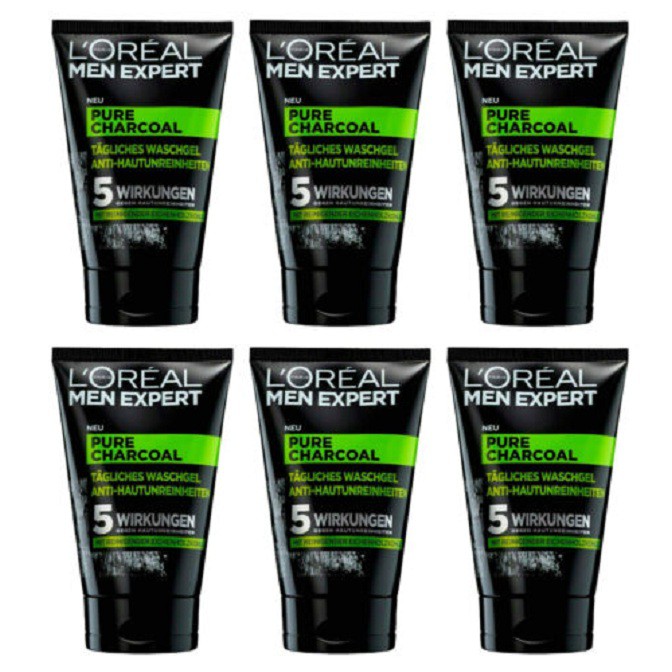 Sữa rửa mặt Loreal MEN Expert 5in1 ngăn ngừa mụn 100ml