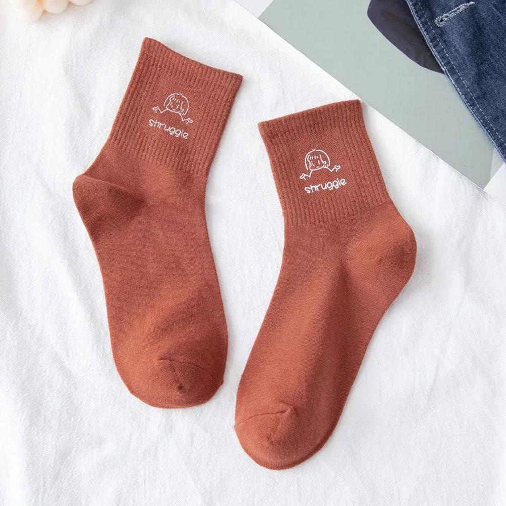 Vớ Cotton Đơn Giản Dễ Thương Phong Cách Harajuku Cho Nữ