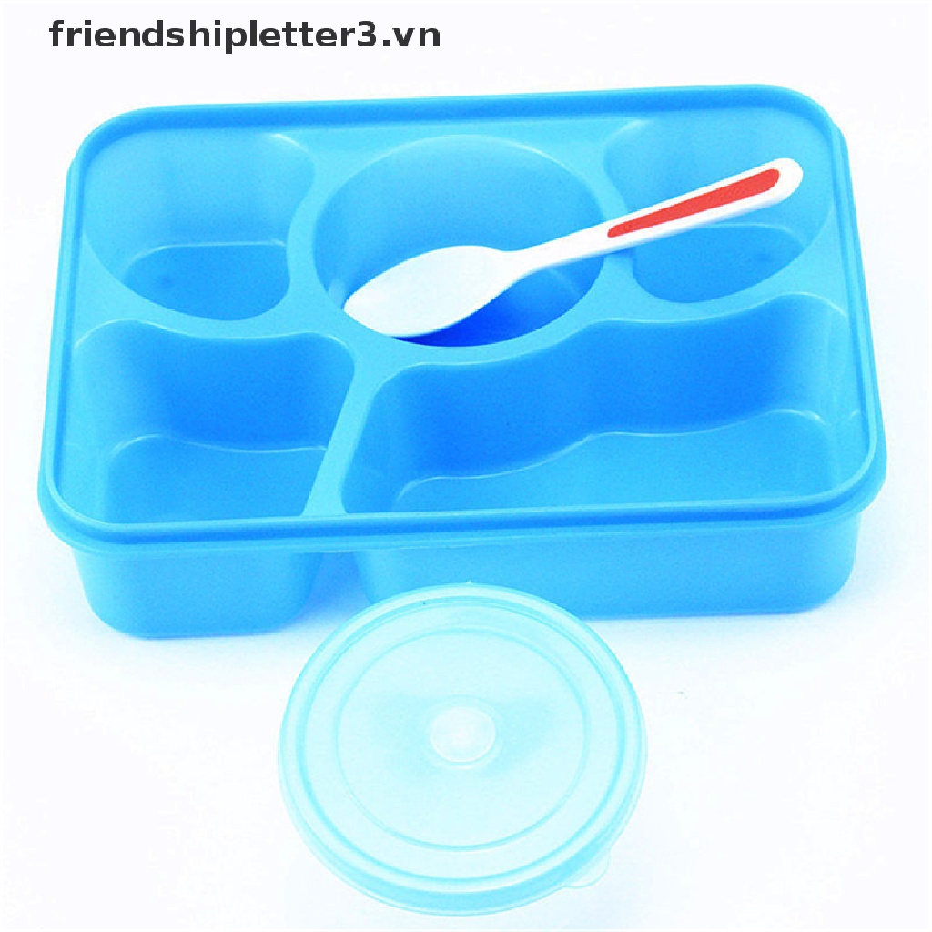 * * * Hộp cơm Bento * * * Mới + Muỗng Hộp Đựng Thực Phẩm Dùng Cho Lò Vi Sóng