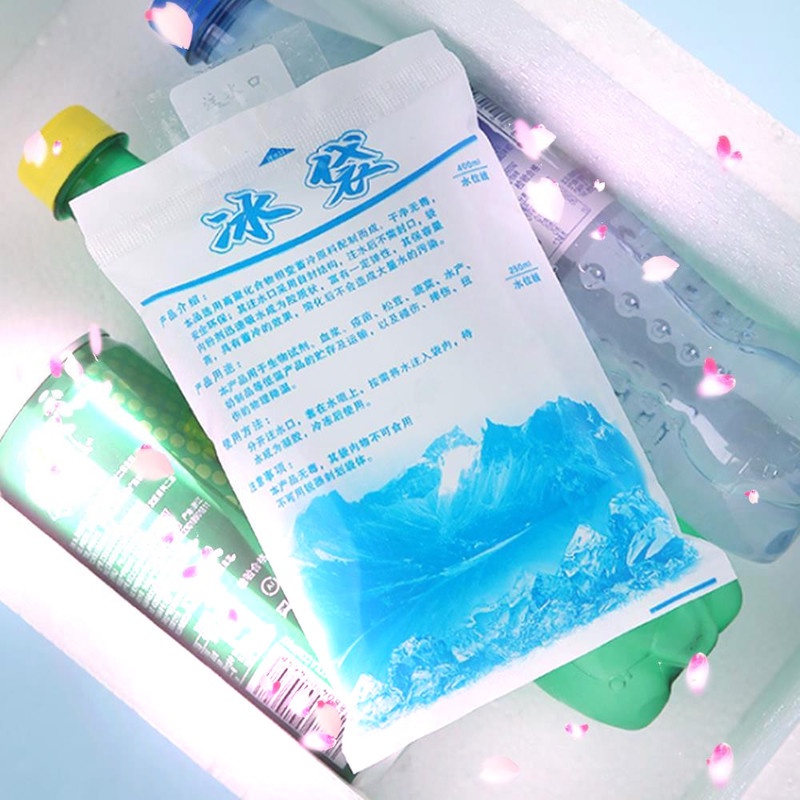 Set 10 Túi Gel Đá Giữ Thực Phẩm Tươi Mát Đa Năng Giảm Đau Có Thể Tái Sử Dụng