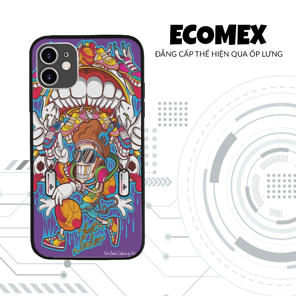 Ốp Lưng iphone in hình Phong cách cool ngầu đẹp nhất ECOMEX dòng 5 6 7 8 Plus 11 12 Pro Max X Xr MYS20220271