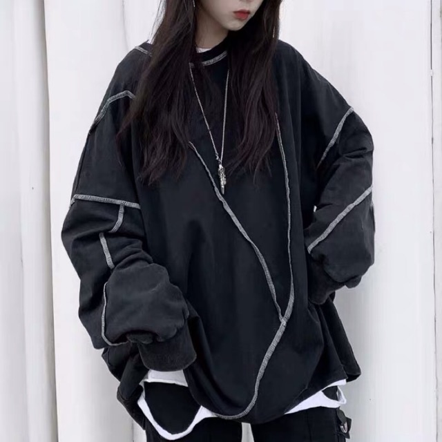 [ORDER TAOBAO] Áo sweater ulzzang viền có sẳn