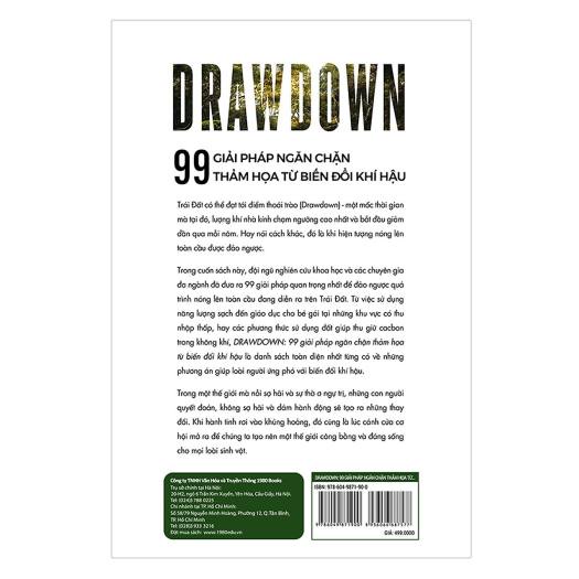 Sách - Drawdown - 99 Giải Pháp Ngăn Chặn Thảm Họa Từ Biến Đổi Khí Hậu