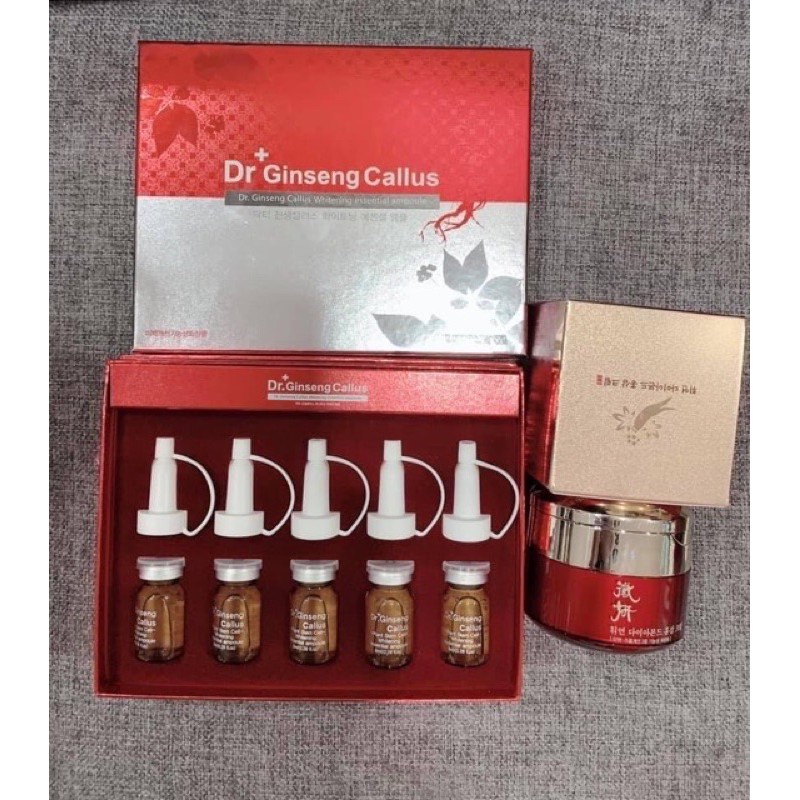 Kem Duỡng Trắng Da Hồng Sâm Dr. Ginseng Callus Whitening Cream