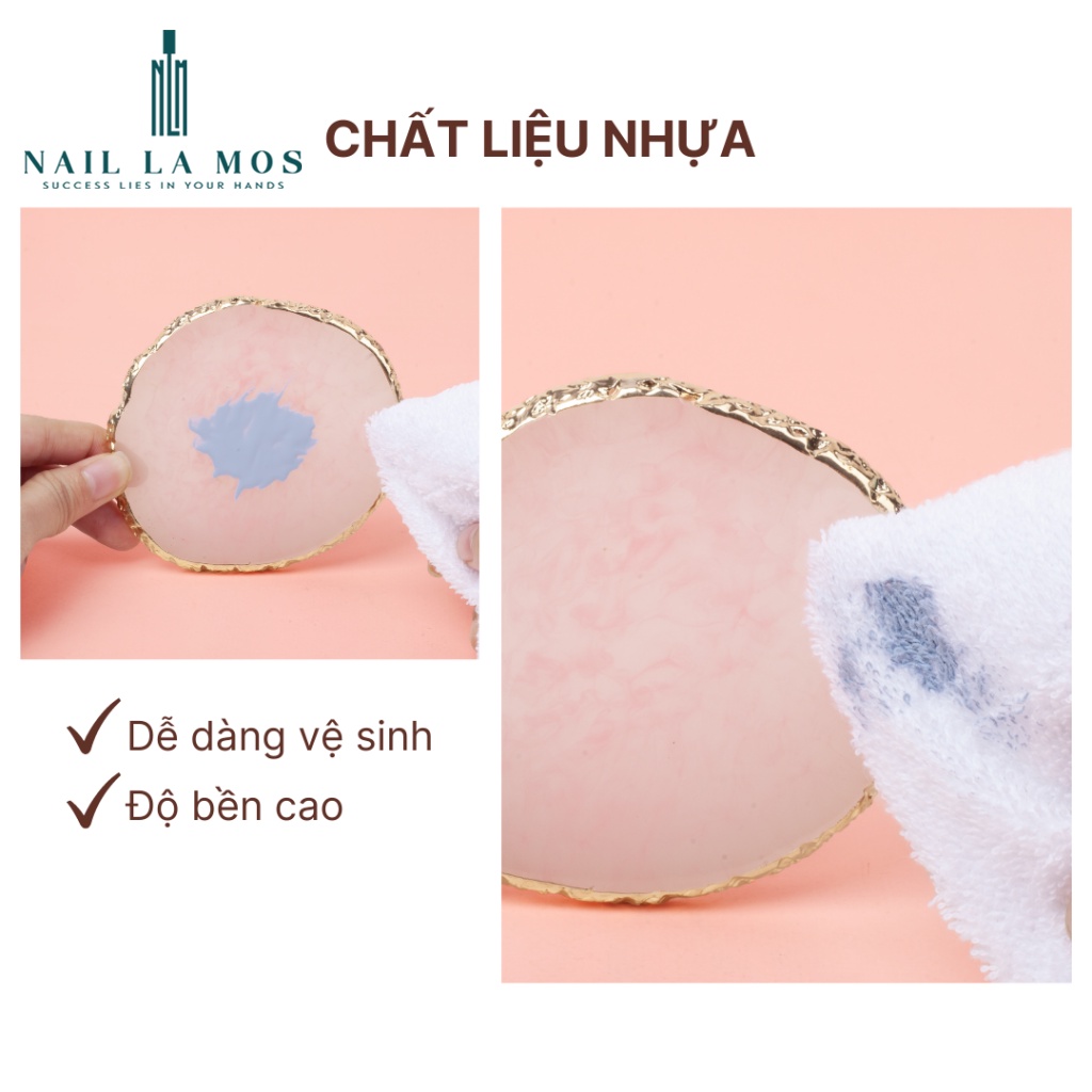 Đá nhân tạo chụp hình nail - Pha sơn gel