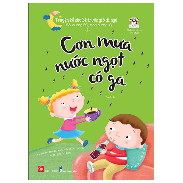 Sách đt Truyện kể cho bé trước giờ đi ngủ: Cơn mưa nước ngọt có ga