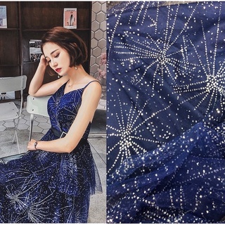 2 mét lưới kim tuyến xanh đen 510