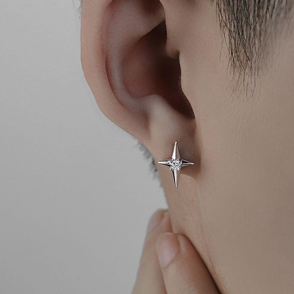 Mxgoods Bông Tai Xỏ Lỗ Màu Trơn Đơn Giản Phong Cách Đường Phố Hàn Quốc Dự Tiệc Cho Nữ