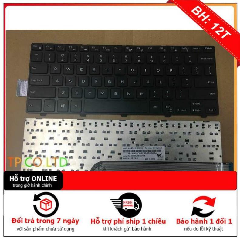 [BH 12TH] ⚡[Có led] Bàn phím laptop Dell Inspiron 5447,14 5447,14 5000 5447,14-5447