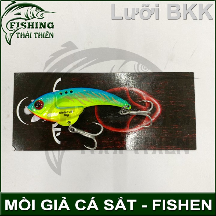 Mồi giả cá sắt mồi chìm Fishen, Mồi giả câu cá lóc,cá chẽm siêu nhạy