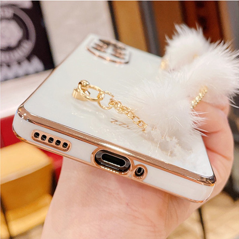 Ốp Điện Thoại Silicon Mềm Có Vòng Đeo Tay Cho iphone 13 pro max 12pro 6 7 8plus x xsmax xr 13pro 13mini