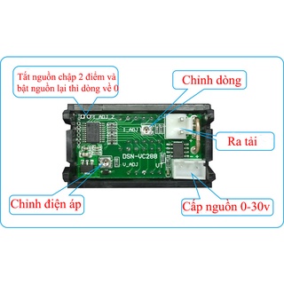 Đồng hồ đo điện áp DC 0-100V/10A