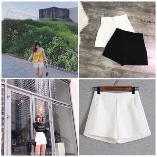 Quần Sooc  Lưng Cao Dễ Phối Đồ Sẵn Hàng