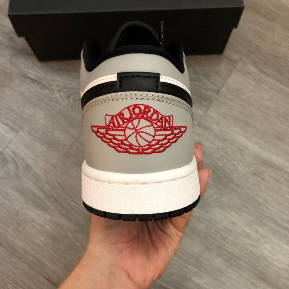Giày ⚡Jordan Xám⚡ Thấp Cổ Nam [Full Box] - Sneaker Nike Jordan Xám