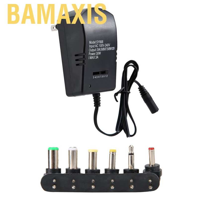 Bộ Sạc Điện Bamaxis Us 3 / 4.5v / 6v / 7.5v / 9v / 12v