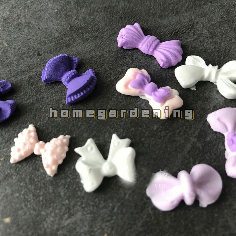 Khuôn Silicone Nhấn Bánh &amp; Socola Hình Nơ Ruy Băng
