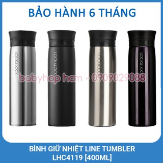 Bình giữ nhiệt Lock&Lock Line Tumbler LHC4119 400ML, LHC4122 320ML bằng thép không gỉ - TRUCANHSG