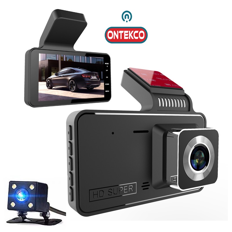 Camera hành trình ONTEKCO A50,màn hình 4 inch Full HD siêu nét, Chống Rung tự động-Bảo Hành 12 Tháng