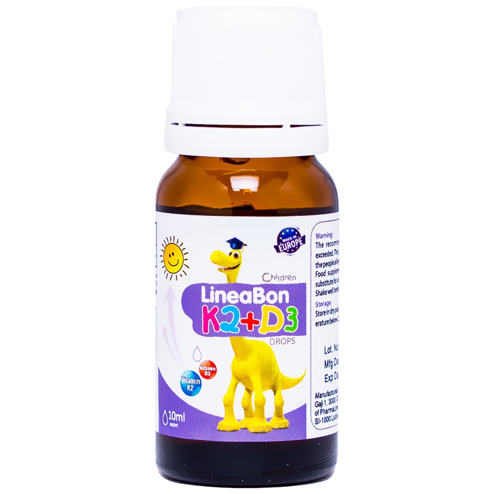 D3 nhỏ giọt Lineabon cho bé giúp tăng đề kháng , phát triển xương