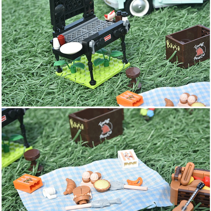 Đồ chơi lắp ráp Mô hình 19002 Siêu xe Creator Expert Trailer Car