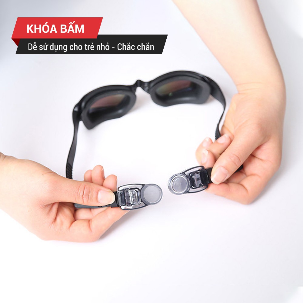 Kính bơi trẻ em bé trai, bé gái Chất liệu Polycarbonate