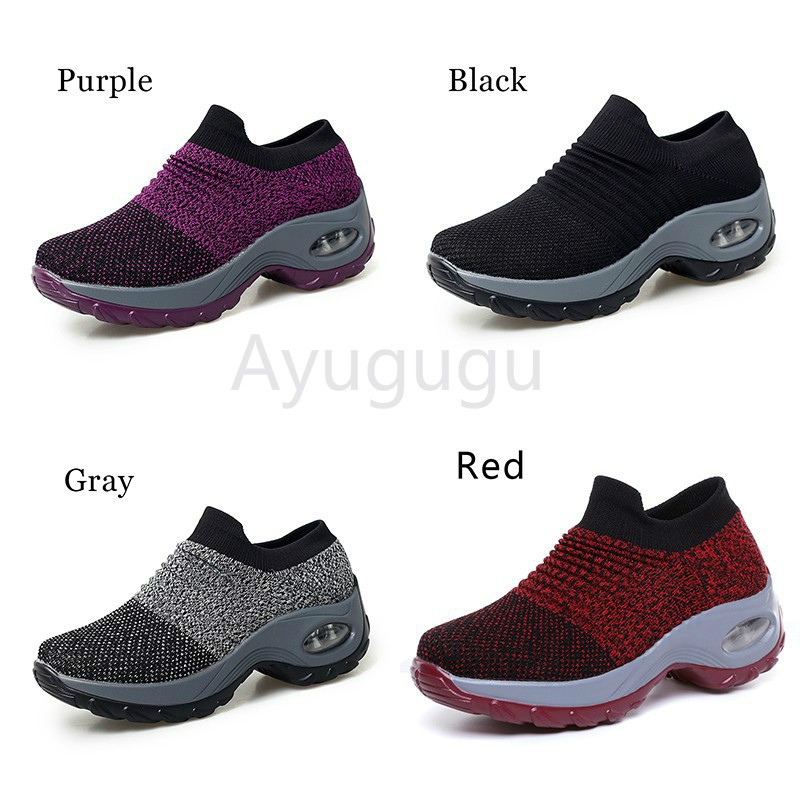 Giày Thể Thao Đế Cao Size 35-42 giày the thao nữ Thoáng khí sneaker