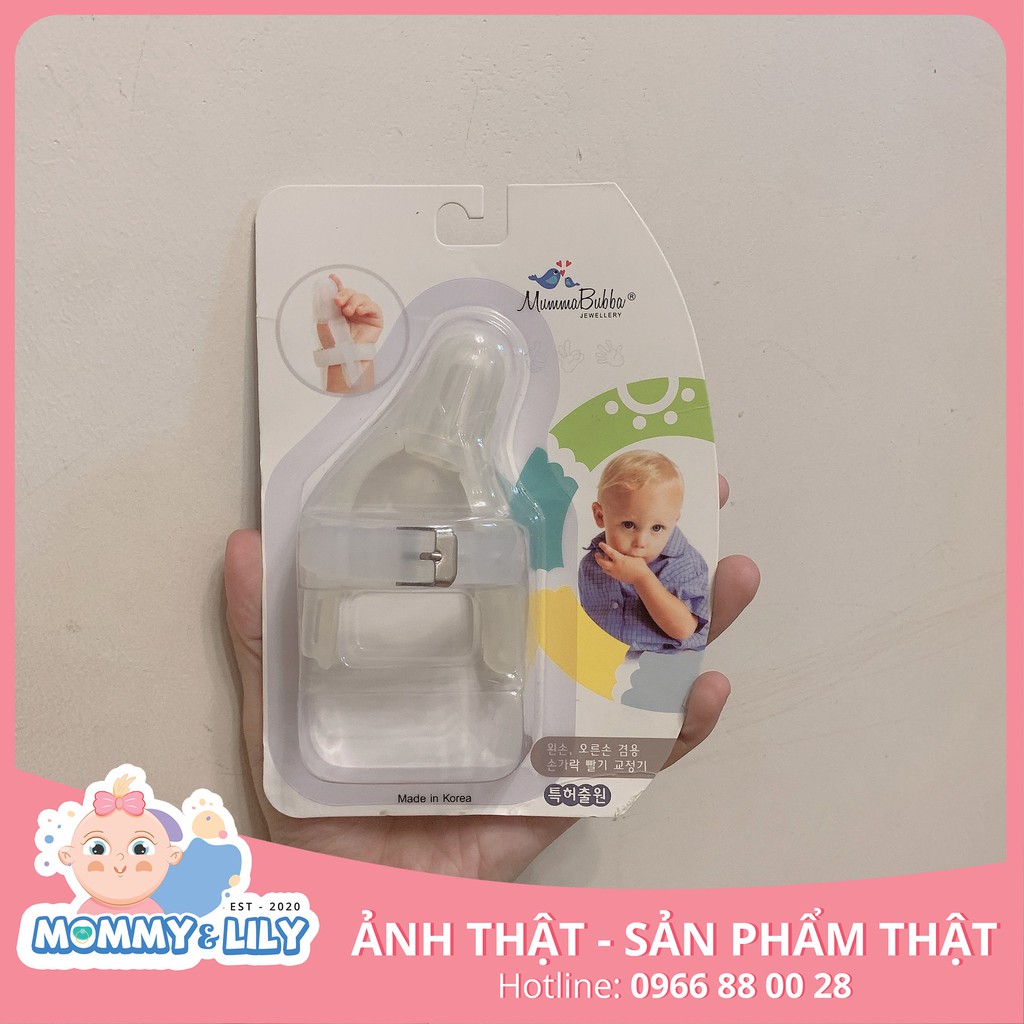 Dụng cụ hỗ trợ cai mút tay an toàn cho bé Dr.finger - Mumma Bubba Hàn Quốc