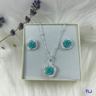 Bộ hoa hồng bọc bạc