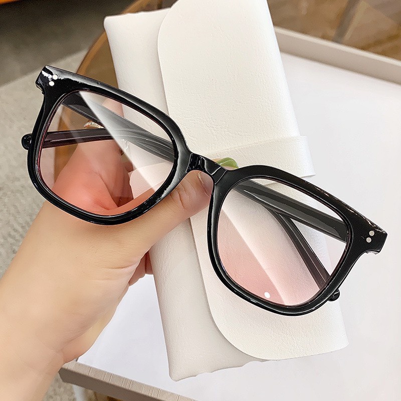 MẮT KÍNH THỜI TRANG KÍNH RÂM FORM VUÔNG PHA HỒNG PINKBABY DC638 PHONG CÁCH ULZZANG SIÊU XINH