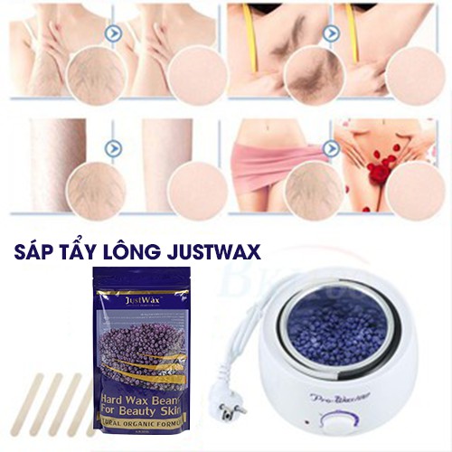 [Xả-Kho] Sáp Wax Lông Nóng Dạng Hạt-Just Wax 100g- Sáp Tẩy Lông JustWax | BigBuy360 - bigbuy360.vn