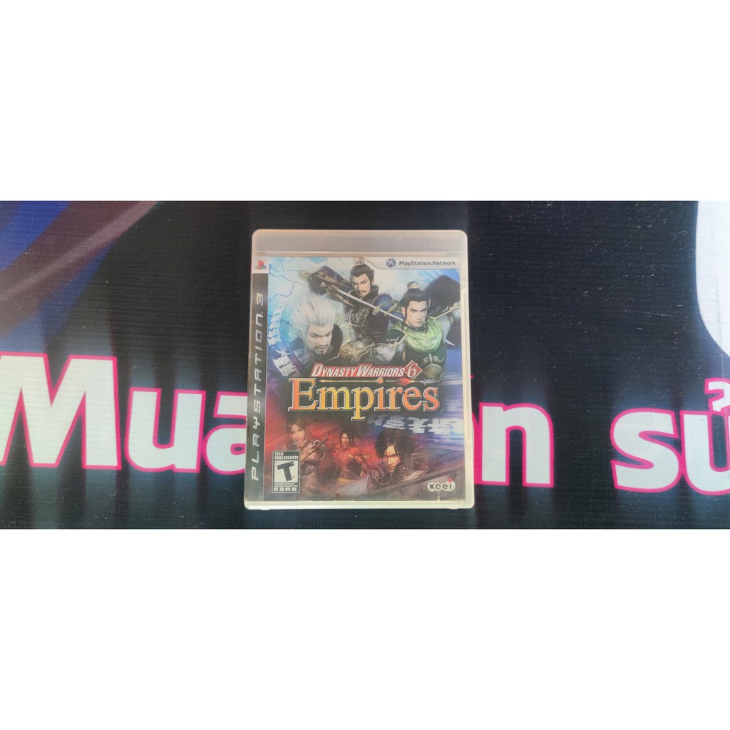 Dynasty warriors 6 empires cho máy ps3 likenew