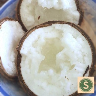 Combo Dừa Sáp Loại Nhất và 200g Mứt dừa sáp Mix Sầu Riêng