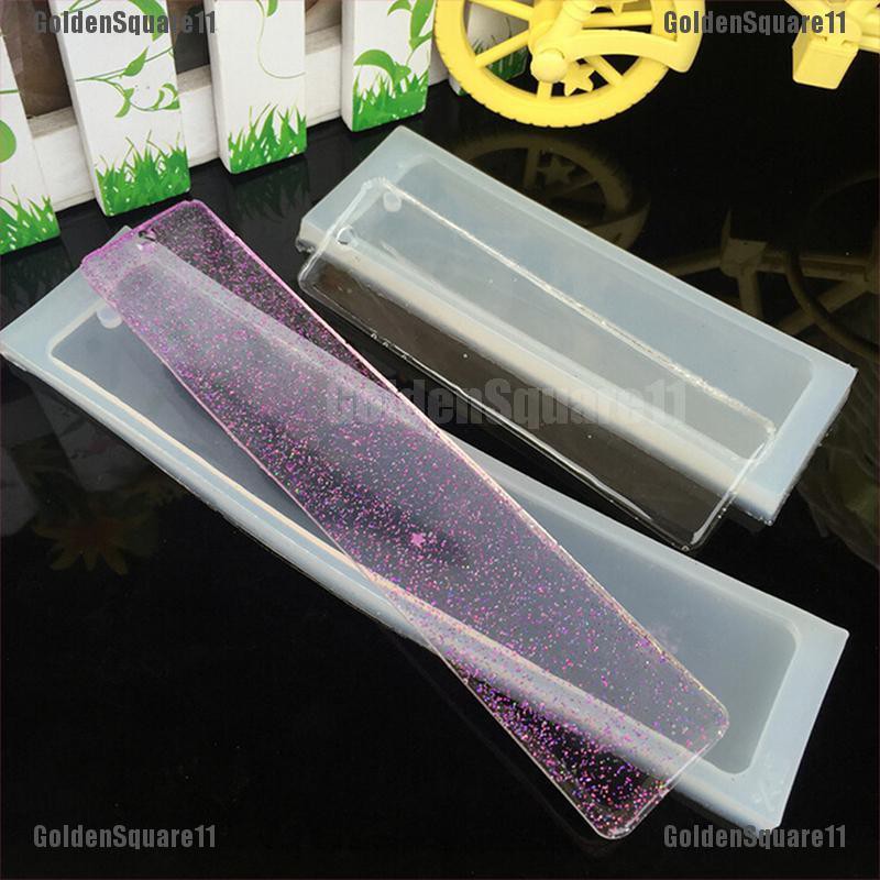 Khuôn Silicone Hình Chữ Nhật Làm Đánh Dấu Trang Sức DIY