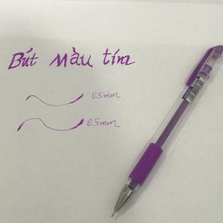 1 cây bút tím gel 0.5mm-baoke/pc880f