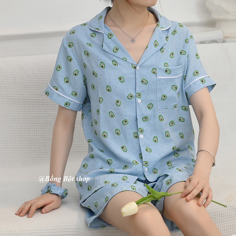 TẶNG SCRUCHIES BỘ ĐỒ MẶC NHÀ ĐŨI HOT HÈ 2022