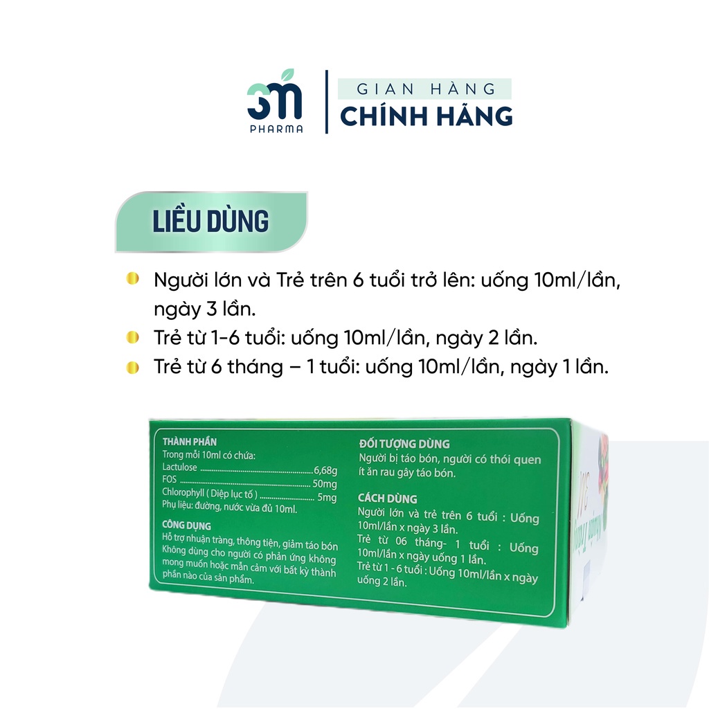 - Nhuận Tràng 3M Hỗ trợ Giảm Táo Bón, Nhuận Tràng ở Trẻ Em Hộp 20 ống