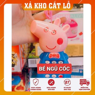 <SỐC> Đồ chơi điện thoại di động heo Peppa (không kèm pin) (shopmh59 - shopmm - vmeai trả order khách)
