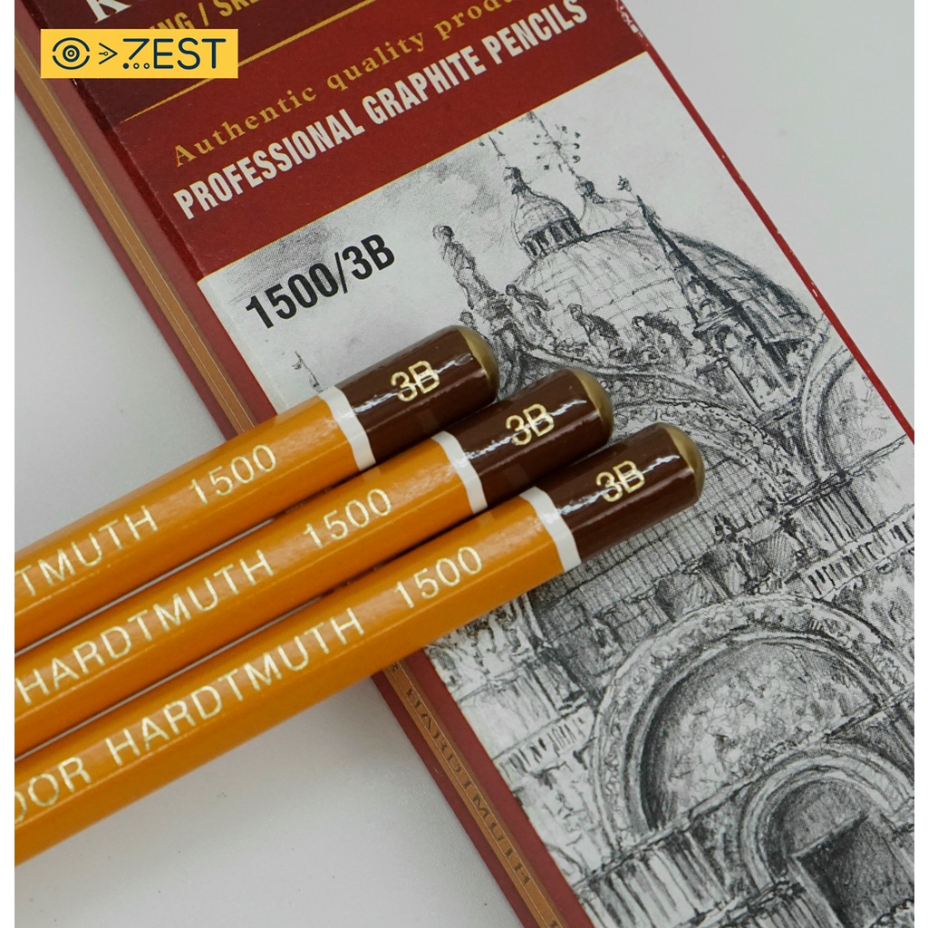 Bút chì KOH-I-NOOR 1500 HB/ 2B/ 3B/ 4B/ 5B/ 6B - CHÍNH HÃNG