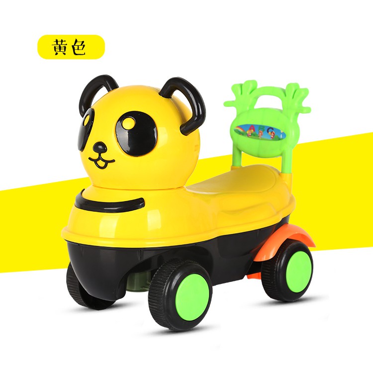 Xe chòi chân con vịt vàng, Xe chòi hình chú vịt có nhạc, có đèn led cho bé