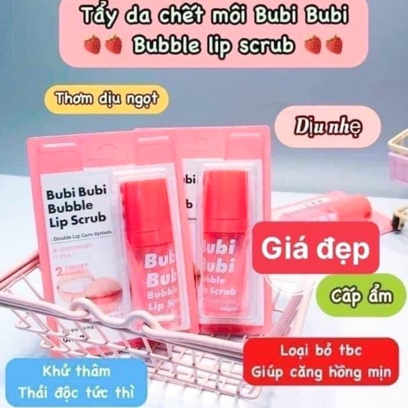 Gel sủi tẩy tế bào chết môi Unpa Bubi Bubi Lip | BigBuy360 - bigbuy360.vn