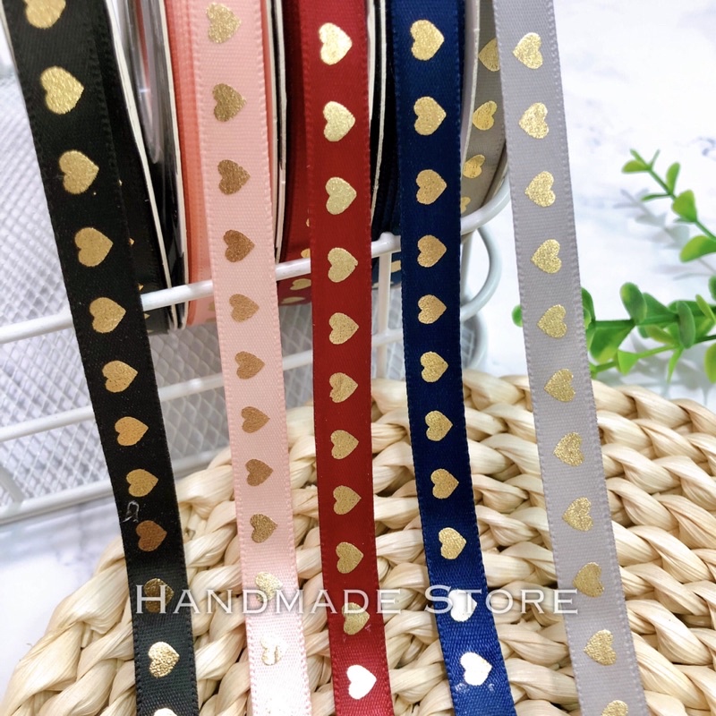 Ruy băng Tim ánh vàng