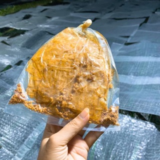 50b bánh tráng muối nhuyễn tỏi phi