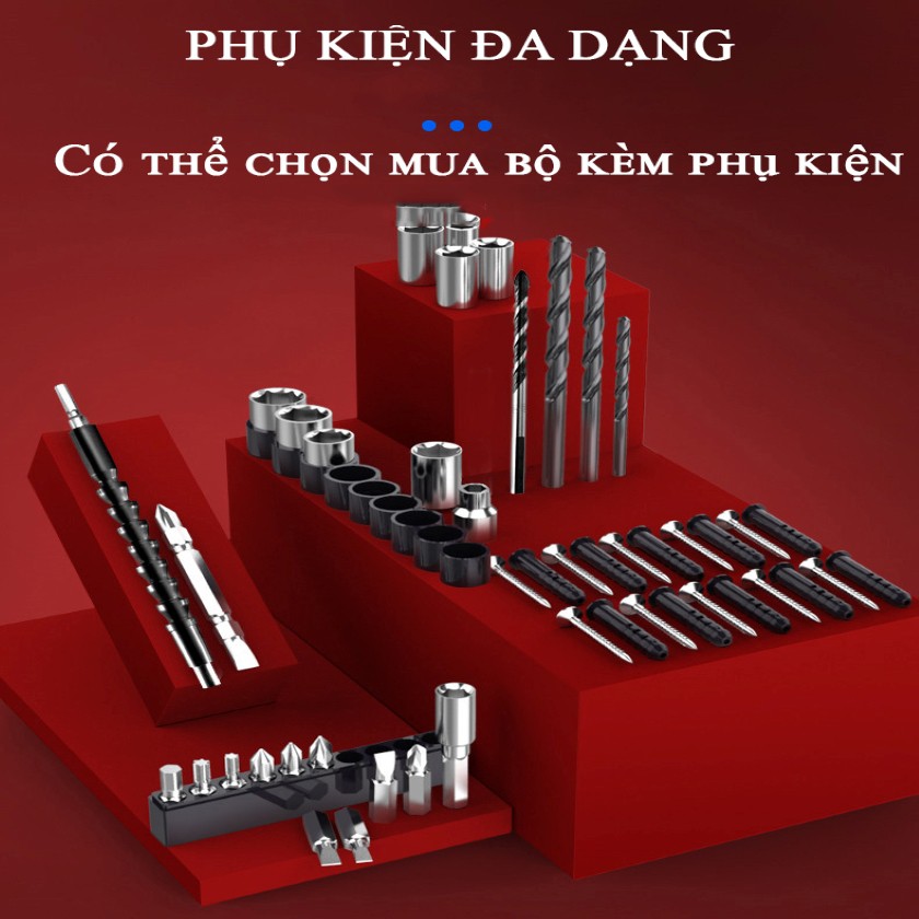 Máy khoan pin giá rẻ 12v Fogo bắt vít cầm tay không dây